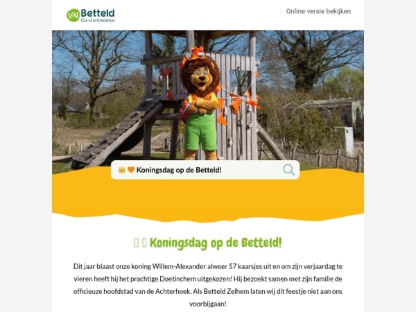 👑 🧡 Koningsdag op de Betteld!