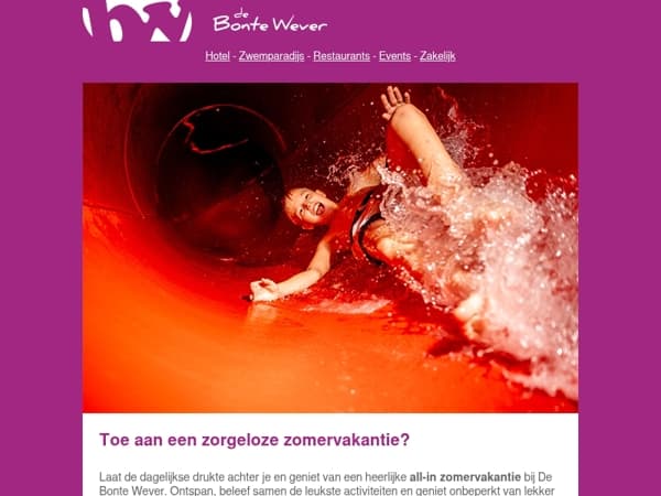 ☀️ Tijd voor een zorgeloze zomervakantie, All-in dagje uit, nieuwe menukaart Bistro Dapper en meer...
