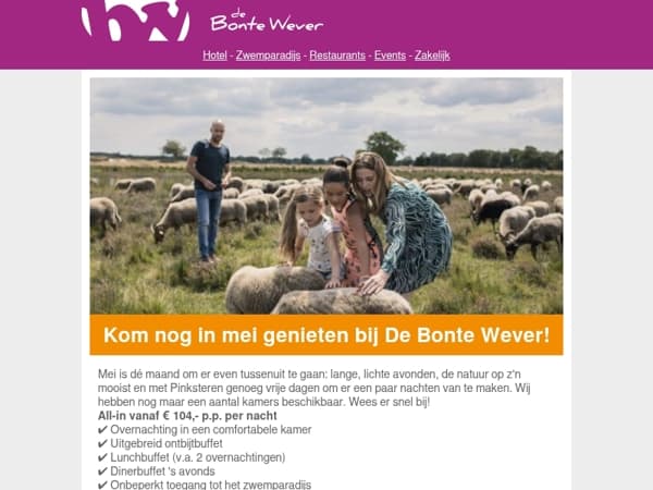 Last minute all-in genieten vanaf € 104,-