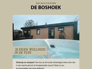 🫧 Ontsnap en Ontspan: in een vakantiehuisje met wellness 🫧
