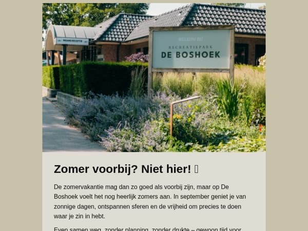 Nazomeren op de Veluwe? 🌤️ September is misschien wel de fijnste maand