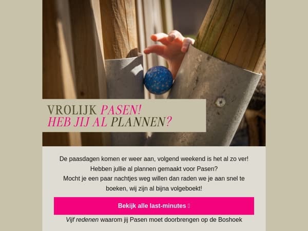 Gezellige paasdagen bij de Boshoek 🐰