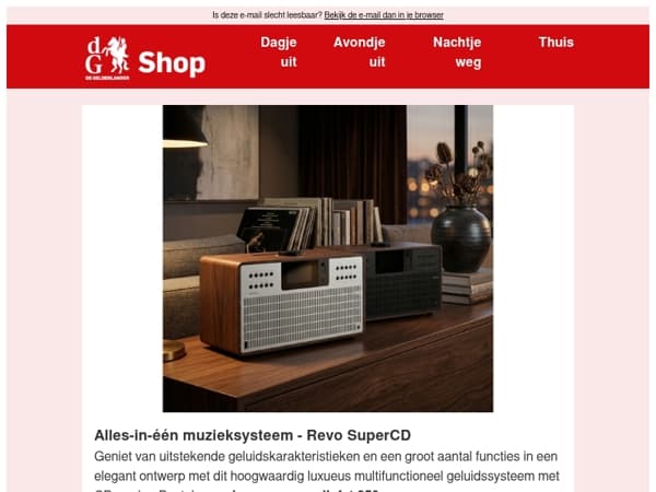 Geniet van uitstekend geluid met een multifunctioneel geluidssysteem