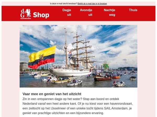 Beleef met korting een unieke rondvaart