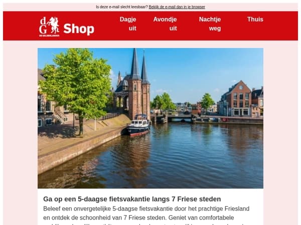 Ga op 5-daagse fietsvakantie in Friesland