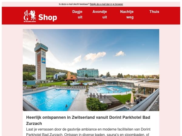 Ga heerlijk ontspannen in Zwitserland