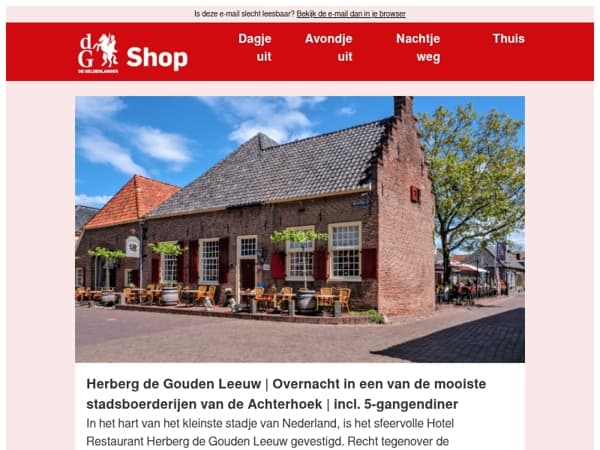 Verblijf in het kleinste stadje van Nederland