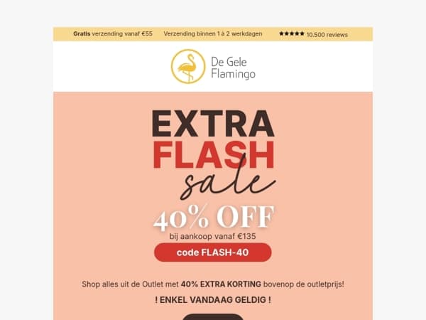 MEGA deal! 40% KORTING! 💥