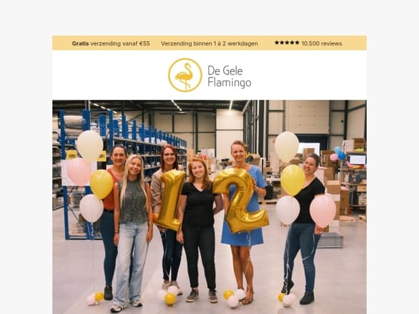 🎂 FLAMINGO EXTRAVAGANZA 🎉 - Shop nu met 15% korting op alles*!