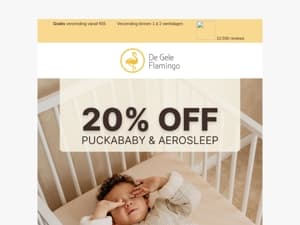 20% OFF Puckababy & Aerosleep! 💤