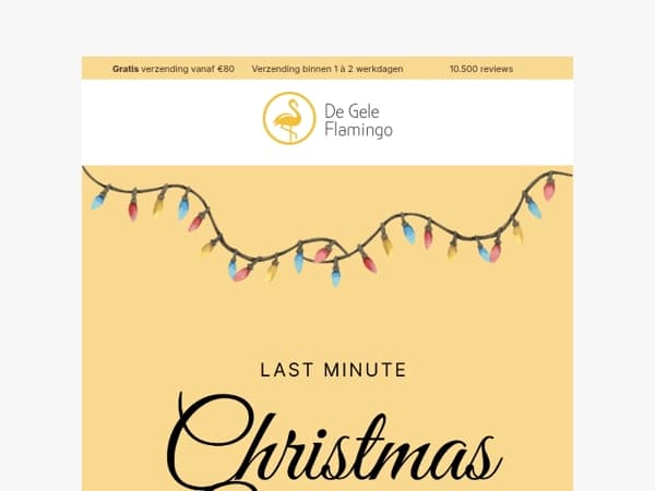 Morgen open! Nog snel je cadeautjes scoren 🎁