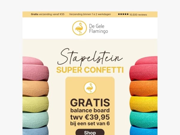 GRATIS Stapelstein Balance Board twv €39,95! 🤩