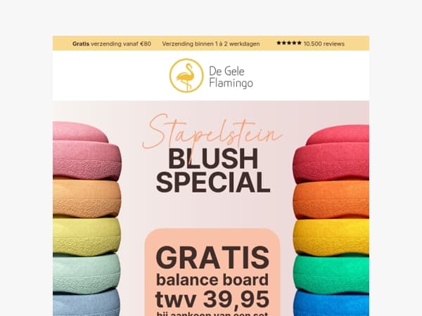 LAUNCH Stapelstein Blush Special! Haal ze nu in huis! 🌈