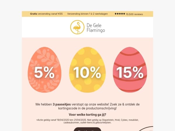 EASTER SALE 15% OFF! 💛