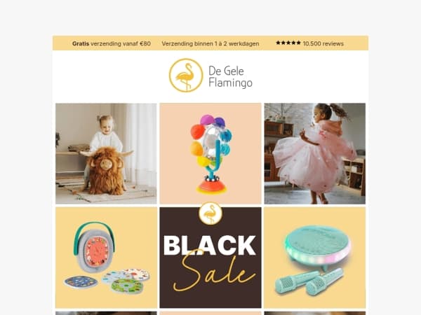 Laatste kans op -10%! 🖤 Shop nu met Black Sale!