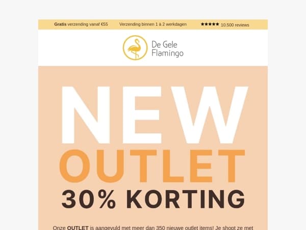Mega Deals: 30% KORTING op +350 items! 🤩