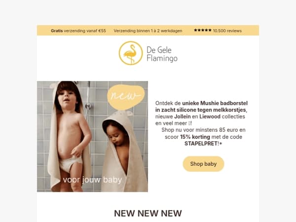 BABY Unieke nieuwkomers van Jollein, Liewood, Mushie, ... 💛