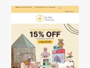 💥 15% KORTING op ALLES*! 💥