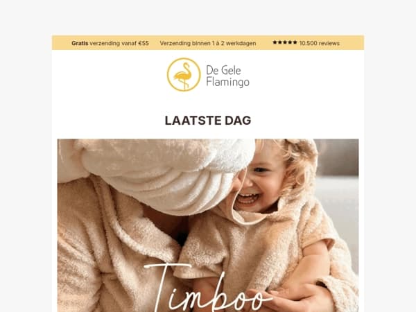 LAATSTE DAG 🤩 3+1 GRATIS bij Timboo 🌱