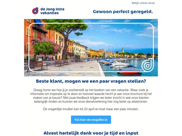 🌍📝 Help ons jouw ideale vakantie-ervaring beter te begrijpen