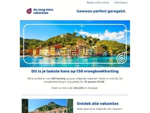 Nog heel even Beste vakantieganger 🎁 