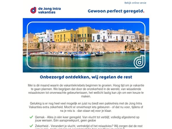🏝️🏞️ Hallo mei, hallo vakantieplannen