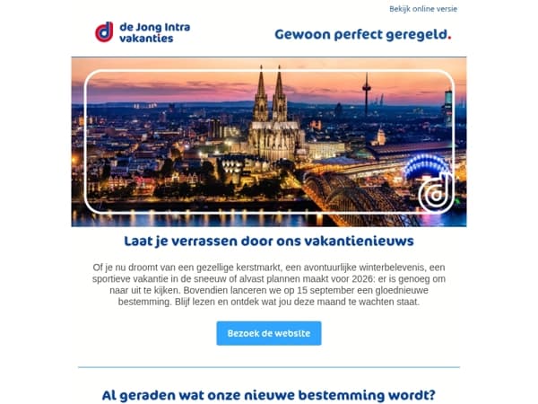 ❄️🚢 Plannen voor de winter én vooruitkijken naar 2026