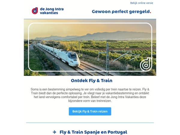 ✈️🚆 Ontdek meer met Fly & Train