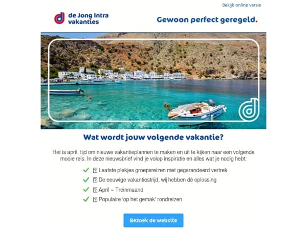 ☀️🌍 Inspiratie nodig voor je volgende vakantie?