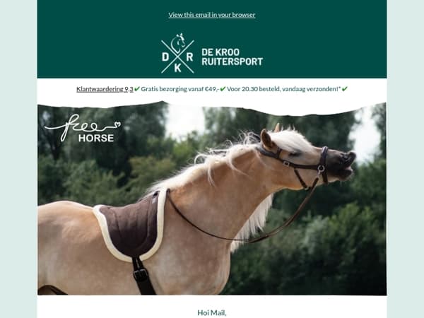 Tijd voor een (preventieve) zandkuur 🐴