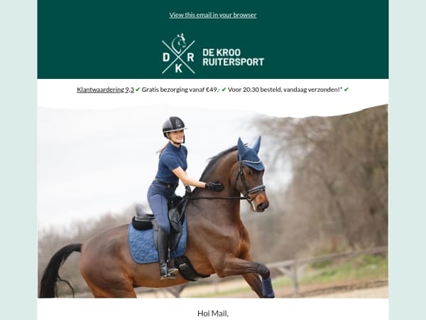 Laatste kans: wedstrijdjasjes en -shirts met korting! 🏅