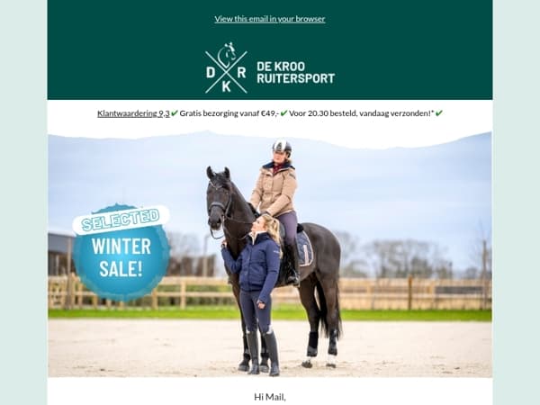 Selected Winter Sale! ❄️