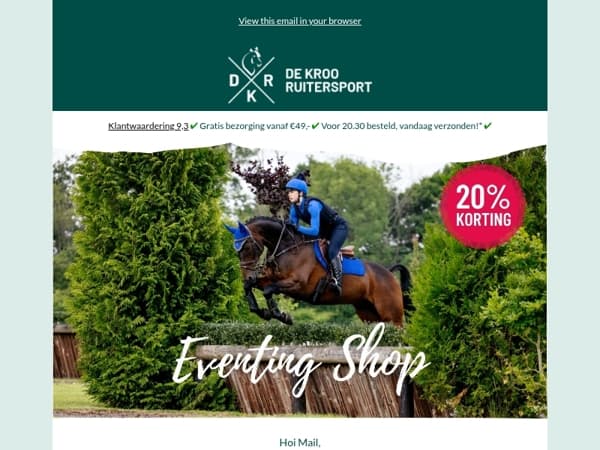 Dressuur, springen.. eventing! 🐎