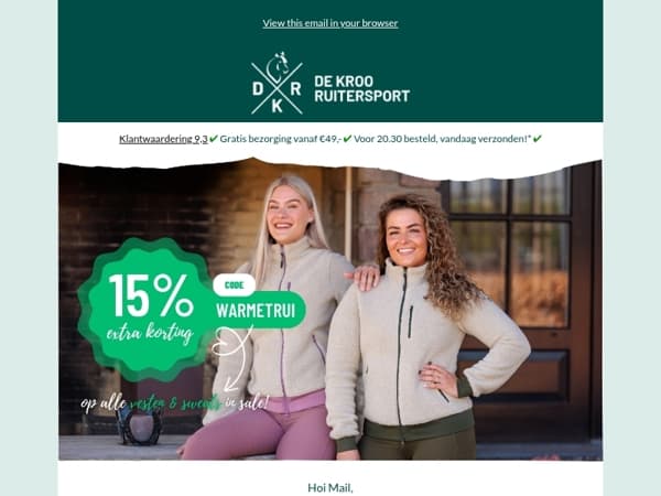 Het is Warmetruiendag! 👚