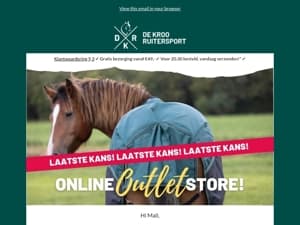 Laatste dag 🔥Online Outlet Store!🔥