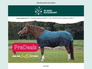 Bekijk nu onze PreDeals! 🔥