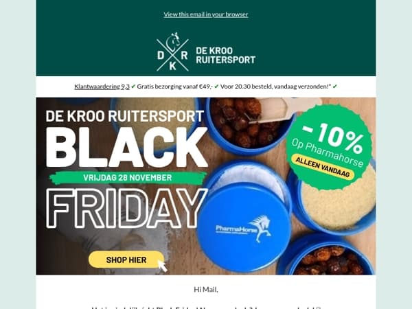 Nu is het écht Black Friday! ❤️