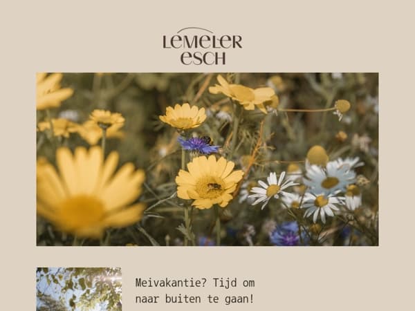 Meivakantie? Tijd om naar buiten te gaan! 🌼🏕️