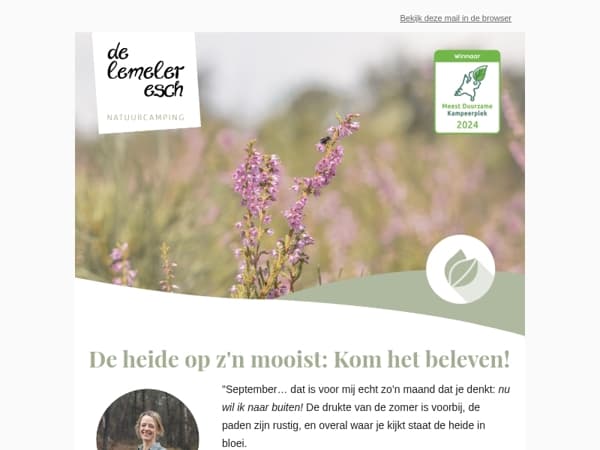 💜 Wij genieten: De heide is nu op z'n mooist!