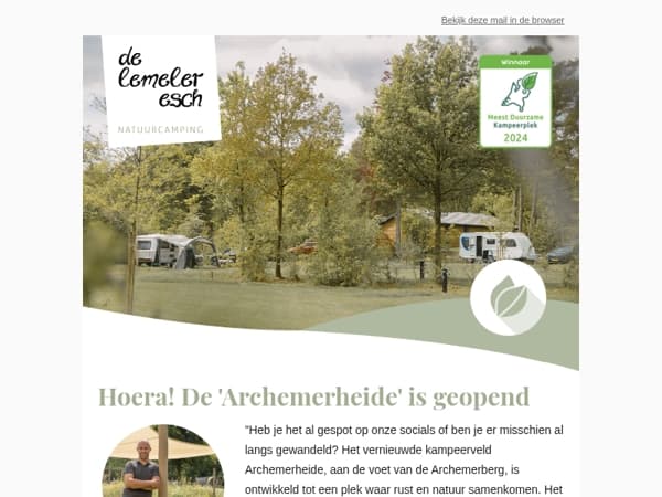 Hoera! De 'Archemerheide' is geopend! 🌱