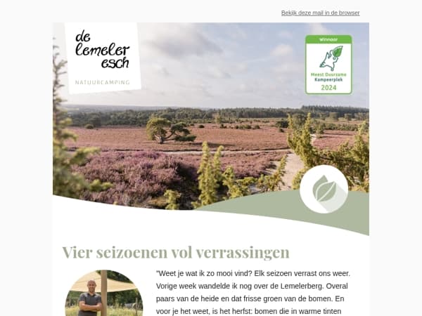 Kampeerveld Akker wordt vernieuwd! 🌾