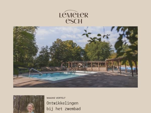 🌿 Nieuwe ontwikkelingen bij het zwembad