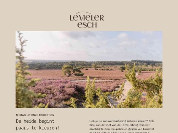 De heide begint paars te kleuren 💜