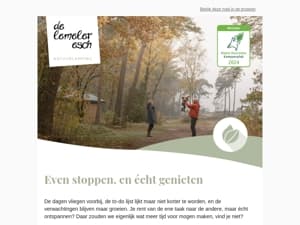 Even stoppen, en écht genieten 🌿