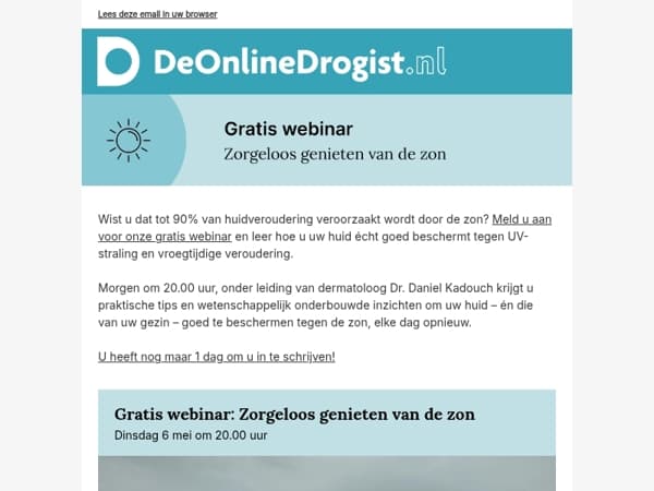 Zo beschermt u uw huid tegen de zon!