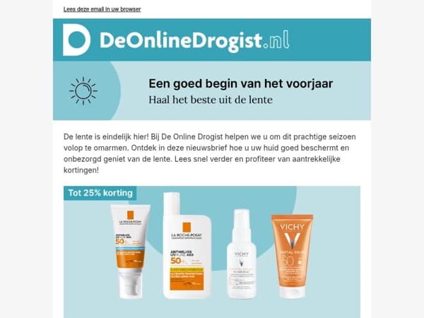 Haal het beste uit de lente