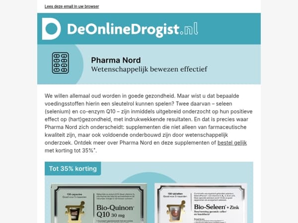 Tot 35% korting op Pharma Nord