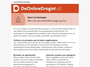 Boost uw sportprestaties!