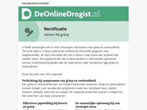 Rectificatie - Verkouden of griep? Dit is wat u kunt doen