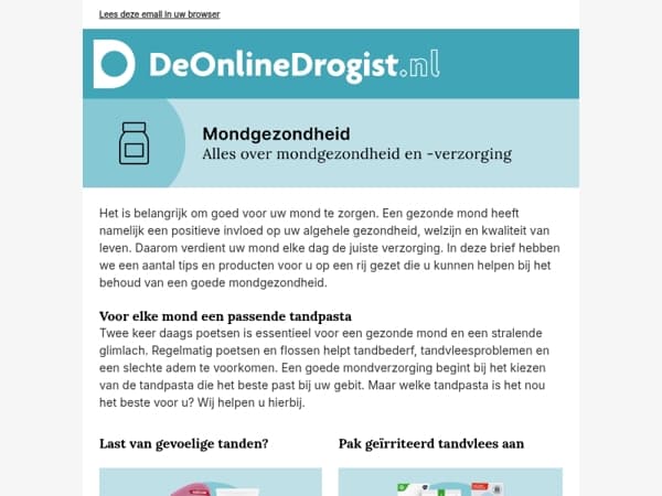Een gezonde mond begint hier!
